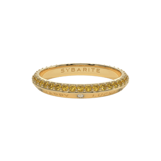 Bague Fortune Rainbow Band Jaune