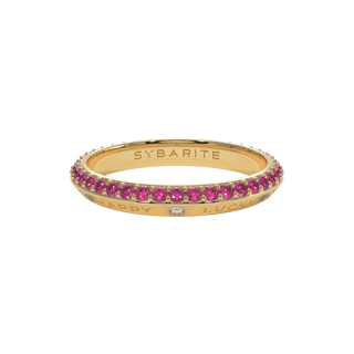 Bague arc-en-ciel rose Fortune