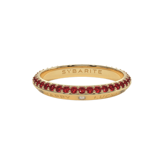 Bague à bande rouge Fortune Rainbow