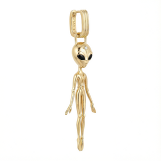 Diamond Mono Earring in 18K Vermeil Gold – She’s an Alien