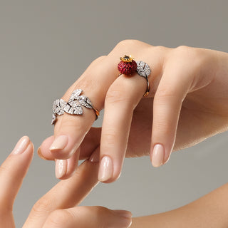 Two Leaves Ring