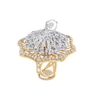 Dancing Ballerina Ring