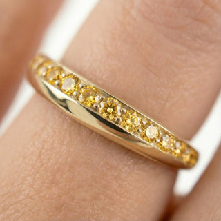 Yellow Moon Ring