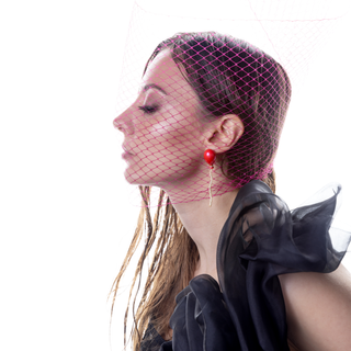 Classic Candy Pink Mono Balloon Earring