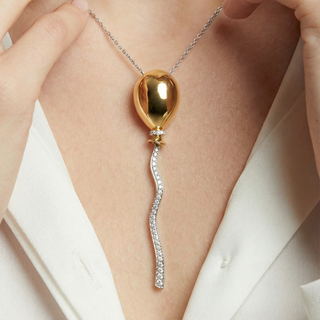 Pendentif ballon classique en or