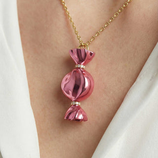Pink Candy Pendant | Mono Earring
