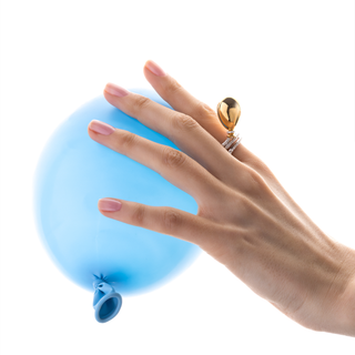 Bague ballon classique en or