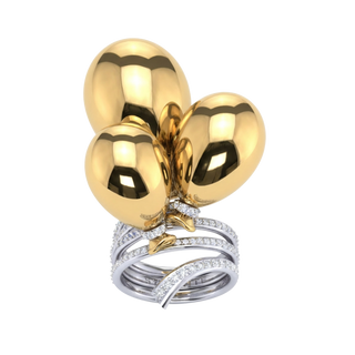 Classic Gold Balloon Ring