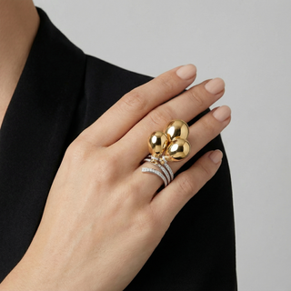 Classic Gold Balloon Ring