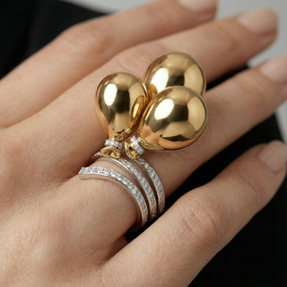 Classic Gold Balloon Ring