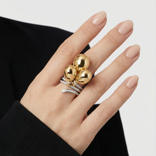 Classic Gold Balloon Ring