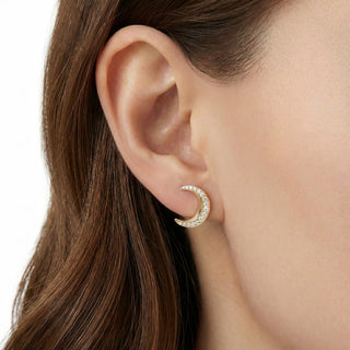 Boucles d'oreilles Lune