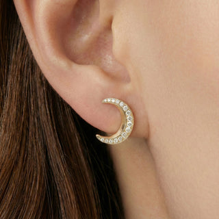 Boucles d'oreilles Lune